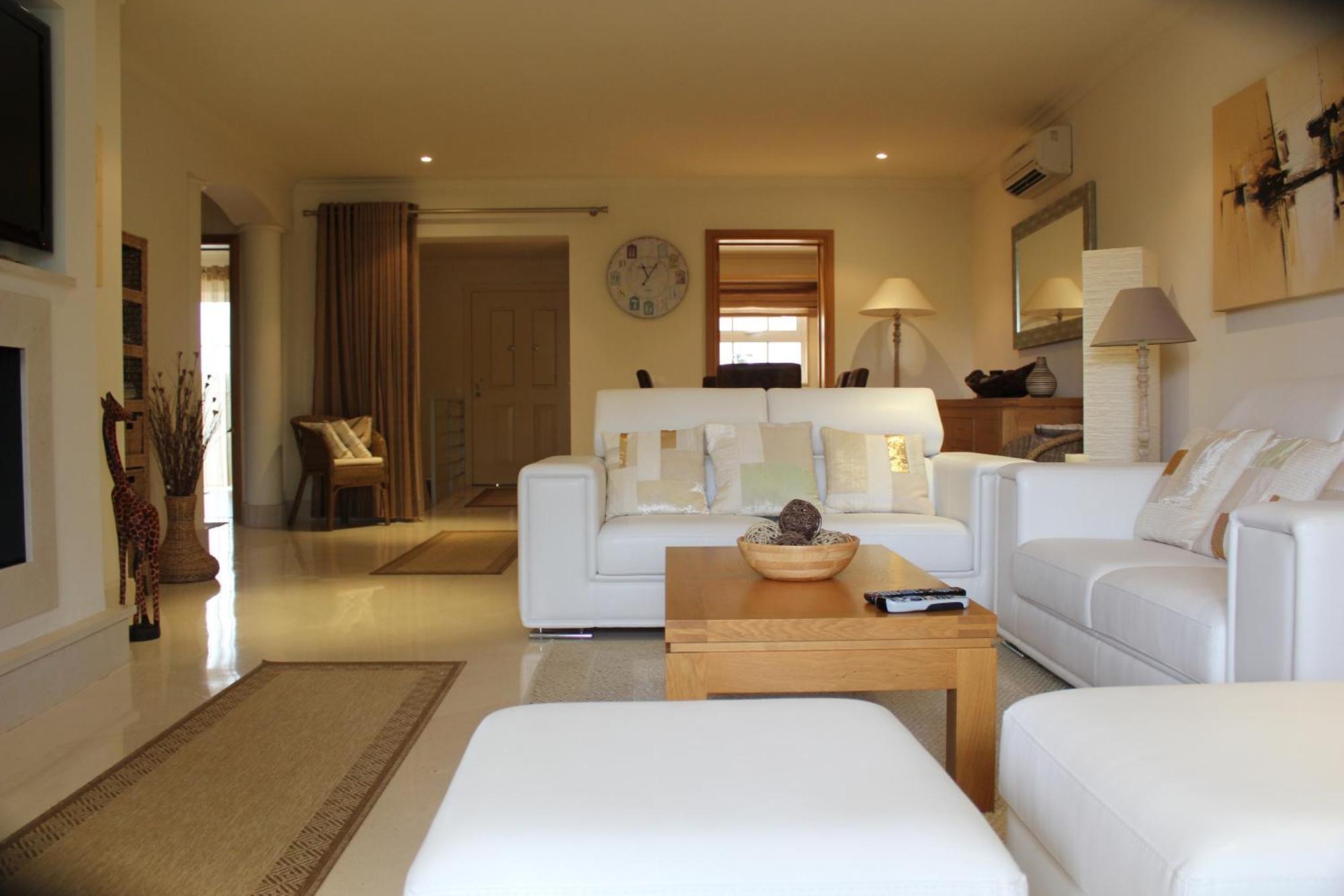 Luxury 3 Bedroom Apartment On Gated Complex Quarteira Bagian luar foto