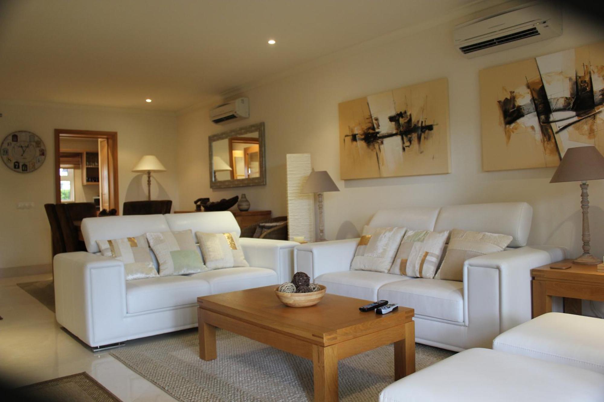 Luxury 3 Bedroom Apartment On Gated Complex Quarteira Bagian luar foto